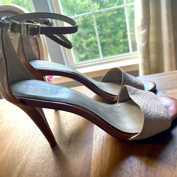 Calvin Klein Shoes - Calvin Klein Neutral Heels Sz 9